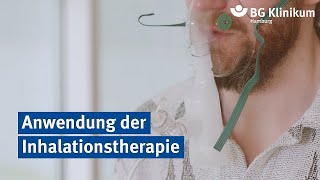 Anwendung der Inhalationstherapie  BG Klinikum Hamburg [upl. by Adiv]