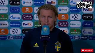 Sweden vs Ukraine 12  Emil Forsberg Post match Interview [upl. by Htelimay]