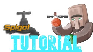 How to use the Shopkeepers plugin  Minecraft Java Tutorial [upl. by Seppala159]