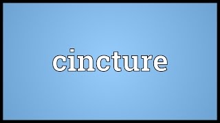 Cincture Meaning [upl. by Pinchas790]