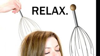 Virtual Head Massage Wear Headphones [upl. by Nosiaj]