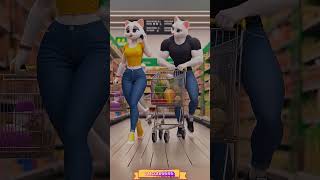 Mèo Con Tinh Nghịch cartoon kitte cat katten funny kittten [upl. by Champaigne]