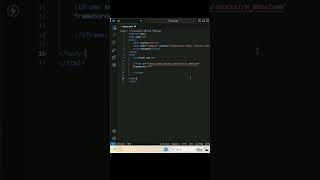 Iframe Tag in HTML  Iframe Tag coding iframe tag html video youtubevideo webdevelopment [upl. by Jehiah]