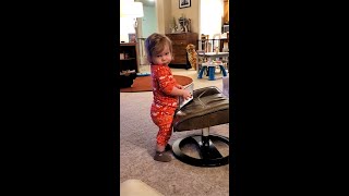 17 Month Old Toddler Grunting  Vocal  Verbal Stimming  Toddler Stimming Or Normal ADHD shorts [upl. by Iatnahs]