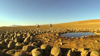 Kwessiegat Sundowners and Sunrise in the Namib Desert [upl. by Ggerk228]