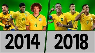 SELEÇÃO DE 2014 x SELEÇÃO DE 2018 [upl. by Nednerb663]