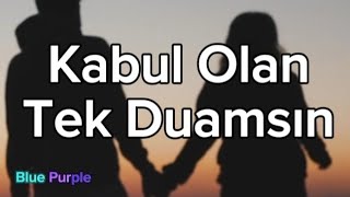 Shawty  Kabul Olan Tek Duamsın Akustik Lyrics müzik video şarkı sözleri  şarkılar [upl. by Asirac448]