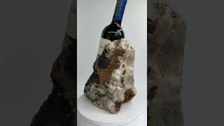 Functional Art Stone Wine Bottle Holders  Shipping Included HandcraftedWineRacks StoneWineRack [upl. by Ariec]