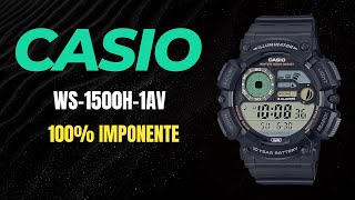 RELOJ Casio Iluminator Luz LED WS1500H1AV para hombre [upl. by Colombi]