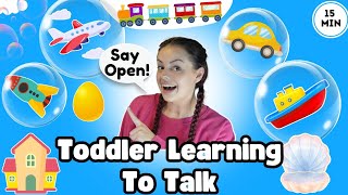 Cars For Kids  Baby Learning To Talk Vehicle Names amp Sounds  Nursery Rhymes amp Baby Songs [upl. by Ruhtra]