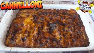 CANNELLONI RIPIENI DI CARNE  Cucina Spicciola [upl. by Bartosch]