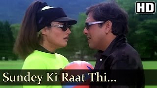 Sunday Ki Raat  Govinda  Raveena Tandon  Rajaji  Alka Yagnik  Kumar Sanu  Hindi Hit Songs [upl. by Enilkcaj867]