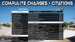 New Compulite Charges  Citations  GTA 5 LSPDFR [upl. by Ennayhs190]