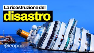 Costa Concordia la ricostruzione del naufragio dal momento dell’impatto alla rimozione del relitto [upl. by Nalro]