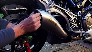 2009 Suzuki Gladius SFV650 Yoshimura Evo Exhaust Sound [upl. by Kragh]