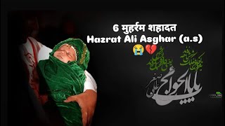 6 Muharram Shahadat e Hazrat Ali Asghar as😭💔🏴 [upl. by Ravert]