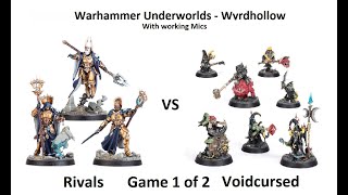 Warhammer Underworlds Nemesis Domintans StormCoven Rivals vs Grinkraks Looncourt Voidcursed [upl. by Henebry]