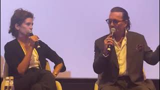 Maïwenn amp Johnny Depp Discuss the Dual Challenge of Acting and Directing in Jeanne du Barry RSIFF [upl. by Ahsemot316]