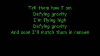 Defying Gravity Lyrics [upl. by Leiva]