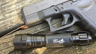 Ultra Fire WF501B LED Flash Light Review [upl. by Trubow480]