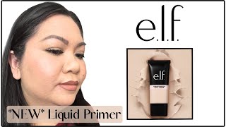 NEW elf Liquid Poreless Putty Primer Review on Oily Skin [upl. by Pomfrey521]