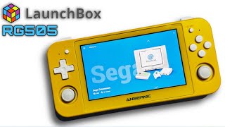 Anbernic RG505 Get the Most Out of Your Emulation Setup Using LaunchBox [upl. by Nonnair221]