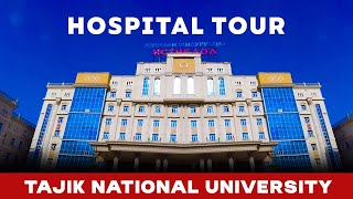 Hospital Tour of Tajik national university  MBBS in Tajikistan [upl. by Nalorac680]