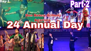 24th Annual Day  Don Bosco School Agartala  2024  Day1  Part2 [upl. by Yrallam]