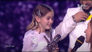 Daneliya Tuleshova  Winner announcement  The Voice Kids Ukraine  season 4 [upl. by Bauer]