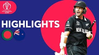 Down To Final 2 Wickets  Bangladesh vs New Zealand  Match Highlights  ICC Cricket World Cup 2019 [upl. by Ahsym]