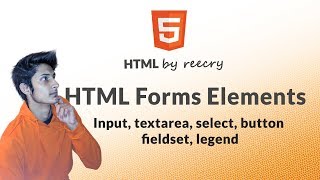 HTML Form Elements  Input textarea select button  Part 3 [upl. by Drawyeh]