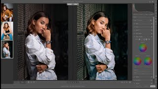 របៀបកែរូប Model 3 Color In Adobe Photoshop [upl. by Atiuqan]