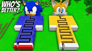 I found a SONIC TAILS vs SONIC MAZE in Minecraft  Whos BETTER SONIC MILES vs SONIC TAPES [upl. by Delwyn483]