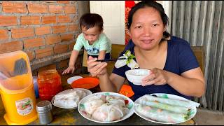 Exploring Kampot’s Best Eats Rice Paper Rolls Nom Banh Chok amp More [upl. by Kinsler537]