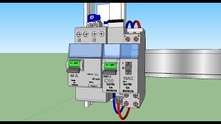 BRANCHEMENT ELECTRIQUE COMMENT FAIRE Circuit éclairage avec Télérupteur Bipolaire [upl. by Evot670]