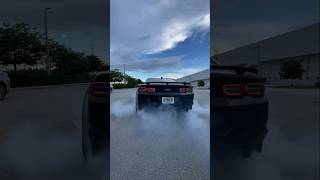 6th Gen Camaro SS Rolling BURNOUT [upl. by Odlanyer]