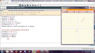 calcular VECTOR entre 2 punto en R2 y R3 grafico [upl. by Saunder]