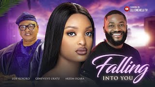 FALLING INTO YOU  GENEVIEVE UKATU AKEEM OGARA JIDE KOSOKO  2023 LATEST NIGERIAN MOVIE [upl. by Ardy]