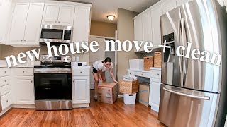 NEW HOUSE MOVE IN UNPACK and CLEAN WITH ME 2021 [upl. by Ahsek]