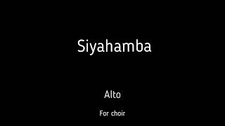 Choirchór Siyahamba  Alto  score [upl. by Emmalynn183]