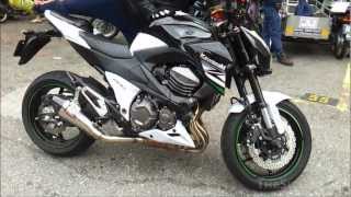 2013 Kawasaki Z800 Yoshimura R55 Exhaust [upl. by Garnet714]