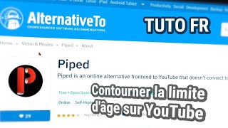 Utiliser AlternativeTo et contourner les restrictions YouTube [upl. by Reta]