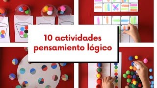 10 Actividades de PENSAMIENTO LÓGICO [upl. by Iborian]