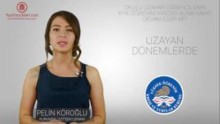 Okulu Uzayan Öğrencilerin KYK Öğrenim Kredisi Alma Hakkı Devam Eder Mi [upl. by Llednew]