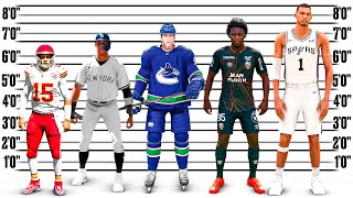 Scoring With The Tallest Player In Every Sport [upl. by Namsu]