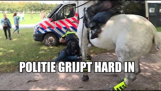 Politie grijpt hard in bij wéér een anticoronaprotest [upl. by Jule545]