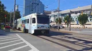 MTA Maryland Light Rail Mini Action at Camden Yards [upl. by Euqinom]