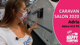 Caravan Salon 2020  Vorstellung Adria Adora 613 PK  Happy Camping [upl. by Haneeja]