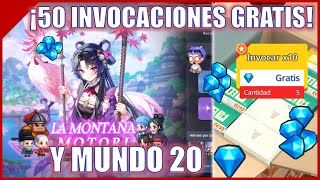 50 INVOCACIONES GRATIS Dohwa Mundo 20 y zona de entrenamiento mejorada  Guardian Tales [upl. by Marolda]