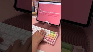 my new keyboard 😍 iPad accessories  digital planning  keyboard ASMR [upl. by Ahsha148]